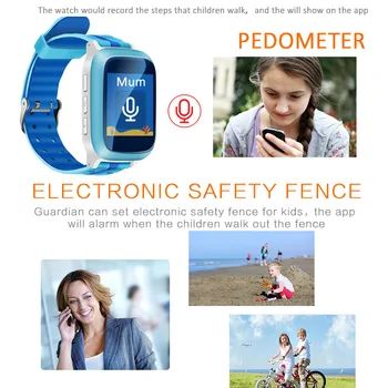 Otrok Pametno Gledati Otroka, Anti-izgubil Gledanje Zaslona na Dotik SOS Klic Klic GPS za Otrok Varno Monitor Kartice SIM Inteligentni Smartwatch
