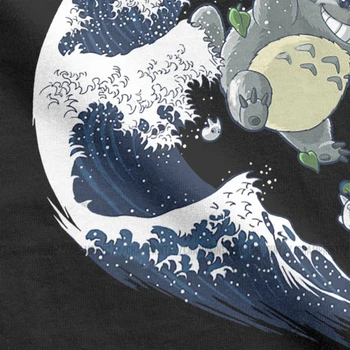 Studio Val Totoro Moške Majice S Kratkimi Rokavi Miyazaki Anime Japonska Manga Moj Sosed Ghibli Duha Tee Majica Kratek Rokav T-Shirt Čistega Bombaža
