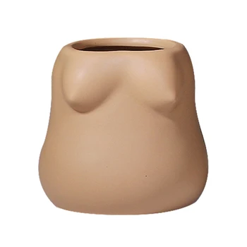 Človeško Telo Vaza Bum Vaza Keramike Umetnosti Rit Kip Cvetje Vaze Obrti Planter Ustvarjalni Dom Dekoracija Dodatna Oprema Vaza