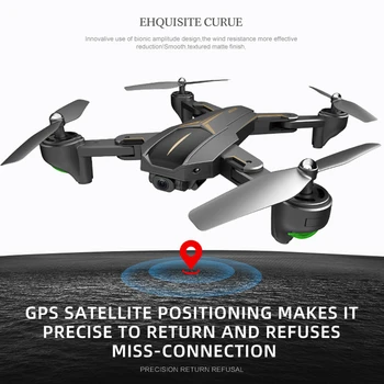 VISUO XS812 RC GPS Brnenje brezpilotna letala, s Kamero HD 4 k 5G WIFI Višina Držite Sledite Način Quadcopter Dron Daljinski upravljalnik Helikopter