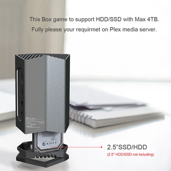 A95X MAX Plus Igra TV box Amlogic S922X 4 GB, 64 GB Android 9.0 Set Top Box Plex Media Server Podporo 4K SSD HDD SATA z Gamepad