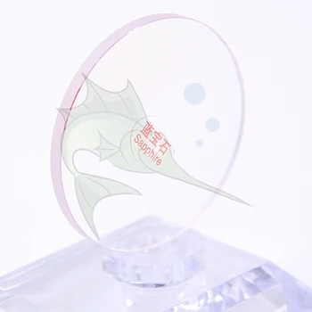 Visoka Kakovost Ravno 35mm Safirno Steklo 2,5 mm Debeline Ravno Krog Nepremočljiva Watch Deli Safirno Steklo Zamenjava