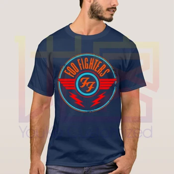 Najnovejši 2020 Poletje Foo Fighters Logotip Bombaž Oblačila Športna moška T Majica Prisotna Homme Vrhovi Tees S-4XL