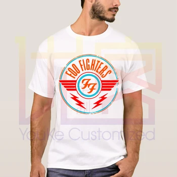 Najnovejši 2020 Poletje Foo Fighters Logotip Bombaž Oblačila Športna moška T Majica Prisotna Homme Vrhovi Tees S-4XL