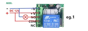 5 Kos 433mhz12v sprejemnik preklopi na tekmo 433Mhz daljinski upravljalnik EV1527 učenje kodo