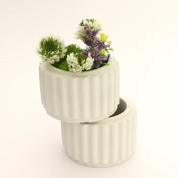 Konkretne vaza silikonsko plesni prestavi oblika modela, cementa vaza plesni sadra vrt vaza plesni