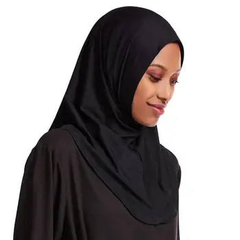 1pc Polno Kritje Hitreje Šal Hidžab Kape Muslimanskih Turban Klobuk Za Ženske Islamske Underscarf Bonnet Trdna Modal Vratu Glavo HIDŽAB CAGOULE