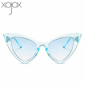 XojoX Moda Mačka Oči, sončna Očala Ženske 2020 Luksuzne blagovne Znamke Deisgner Prevelik sončna Očala Ženske Odtenki UV400 gafas de sol