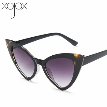 XojoX Moda Mačka Oči, sončna Očala Ženske 2020 Luksuzne blagovne Znamke Deisgner Prevelik sončna Očala Ženske Odtenki UV400 gafas de sol