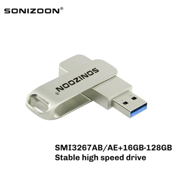 SONIZOON XEZUSB3.0003 Obračanje pero pogon USB flash drive SMI3267AB/AEscheme od 8GB 16GB 32GB 64GB Stabilno hitre memoriaastick