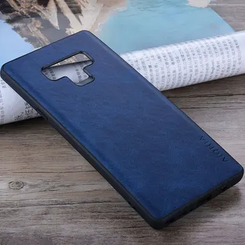 Za Samsung Galaxy Note 9 primeru hoesje Luxury Letnik usnja, Kože, mobilni telefon, Ohišje za samsung galaxy note 9 coque funda capa