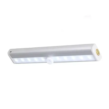 Smart Led Nočna Lučka za Človekove ir Indukcijski Senzor Svetlobe Baterija Polnjenje Lučka 10 LED Omaro, Predalnik Luči