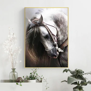 AZQSD 5d Diamond Barvanje Konj Diamantno Art Vezenje Živali Ročno izdelovanje Okrasnih Darilo Doma Dekor Needlework Navzkrižno Šiv