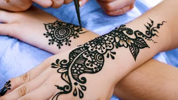 12 Kos/ Set Henna Tattoo Barve Nepremočljiva Začasne Tetovaže Tekoča Krema Za Telo Barva Črna Dolgotrajno Indija Tattoo Barve