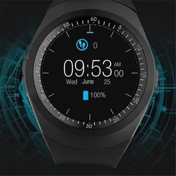 Y1 Bluetooth Smart Watch Relogio Android pametne ure Podporo Nano SIM Kartico In TF Kartice Unisex Pametno Gledati