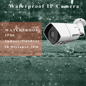 1080P Pal Ir IP Kamera zunanja Podpora 2.8-12mm objektiv H. H. 264 265 Onvif Nepremočljiva Bullet IP snemalnik za varnostne Kamere