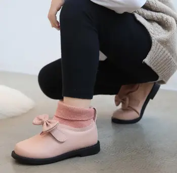 2020 nove zimske otroške čevlje usnja nepremočljiva Martin copati otroci princesa sneg škornji dekleta gumijaste škornje moda sportsshoes