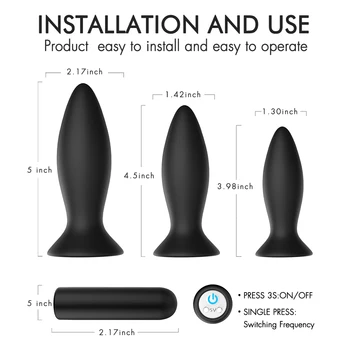 Analni seks Igrače Analni Vibrator Za Moške Butt Plug Prostate Masaža USB Sesalno Pokal Moški Masturbacija Erotično Sex Igrače za Odrasle Gej