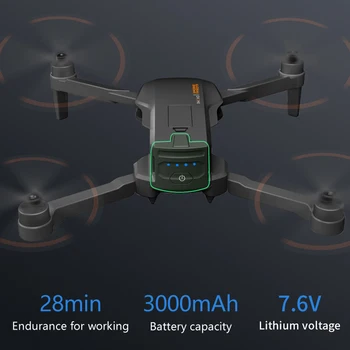 Nove True 4K GPS Quadrocopter s Fotoaparata 2-Osni Anti-Shake Servo Gimbal Poklicno Quadcopter Dron VS SG906 PRO FIMI Zino