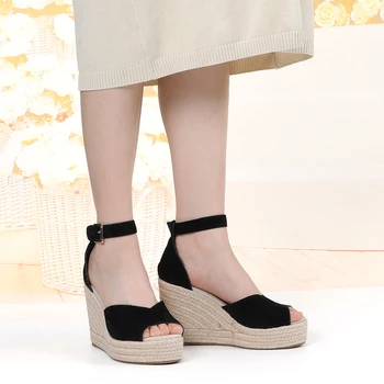 Sandalias Mujer Sapatos Mulher Tienda Soludos Platformo Klini Sandali, Čevlji Za Pete Za Obleke Petah Poletne Prodaje Zdrsne Na Klin