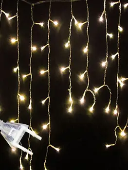 4M Božič LED Zavese Ledenica Niz Lahka Nepremočljiva Vila Lučka Droop za 0,4-0,6 m Stranka Vrt Fazi Ulica Center na Prostem Dekor