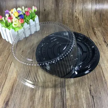 10pcs 8Inch Prosojne Plastike, Torta, Pecivo Polje Cupcake Muffin Dome Imetniki Prenosni Primerih Škatle Skodelice Poroko, Rojstni dan
