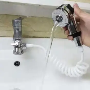Kopalnica Pipo Škropilnica Sprinkler+Base+Cev+Ventil Nastavite Za Roko Bazena Korito Šoba Anti-splash Vodni Filter Adapter Tuš Glavo