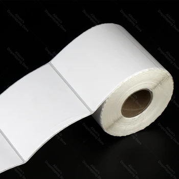 4 palčni Thermal Label Papir, Nalepke, papir Za logistične Etikete 150*100mm in 100*100 mm oznake dokumentov