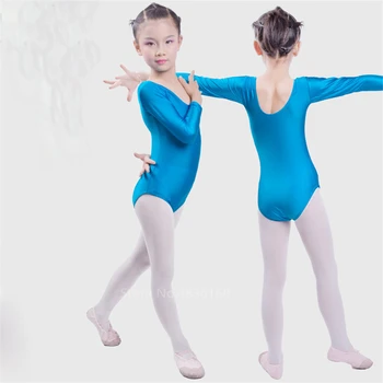 Balet Obleko za Dekle Dvorana Strokovno Gimnastika Leotard Balet Leotards za Ženske, Otroci Ples Kostum Praksi Bodysuit