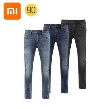 Xiaomi 90fen visoko elastična udobno mehko slim majhne naravnost jeans na velikost 29-36 preprosto priložnostne divje hlače