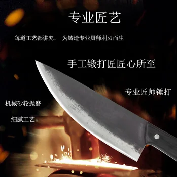 Ročno kovani boning nož Visoko ogljikovega jekla kuhinjski nož za Zakol majhen oster nož Oster nož za sadje Kuhinja kuhinjski nož