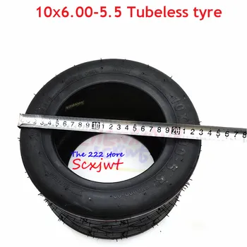 10 inch izplakovanje vakuumske pnevmatike, 10x6.00-5.5 10*6.00-5.5 za majhne Harley motorno kolo, Električni skuter motor posebne tubeless pnevmatike