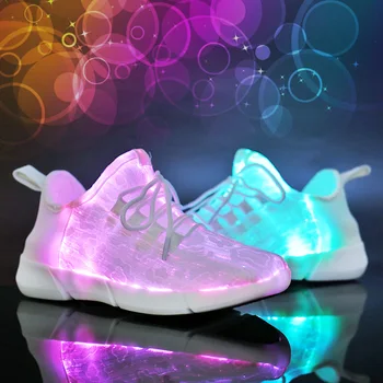 ženske čevlje Svetlobna Superge Žareče Svetlobe Gor Čevlji za moške, ženske Bele LED Utripa Čevlji s Svetlobo za Odrasle Dame Čevlji