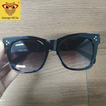 Blagovne znamke Oblikovalec Kvadratnih Ženske sončna Očala VintageOversized Velik obseg sončna Očala za Moške, Ženske Odtenkih Črne UV400 Očala