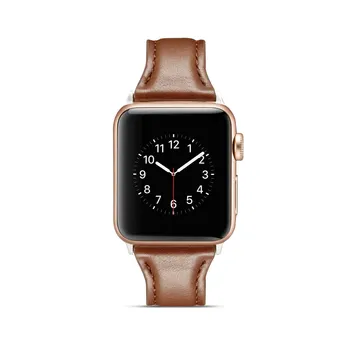 Pravega Usnja zanke Traku Za Apple Watch Band 6 SE 5 42mm 44 mm 38 mm 40 mm iwatch Watchband Za Apple ura 5 4 3 2 1 44 42mm