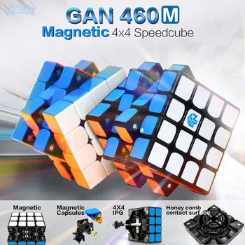 GAN 460 M Magnetna Kocka 4x4 Čarobne Kocke 4x4x4 Gan 460M Hitrost Gan460 M Cubo Magico 4*4 Strokovno Puzzle Stickerless Gan Kocka