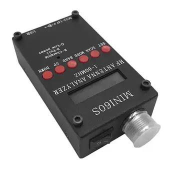 Mini60S 1-60MHZ HF SWR Antene Analyzer Metrov z Bluetooth Funkcijo N1HD
