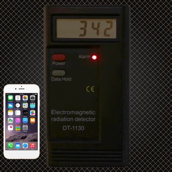 Elektromagnetno Sevanje Detektor Digitalni LCD EMF Meter Dozimeter Tester DT1130