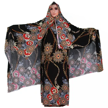 BOHOWAII Afriške Obleke za Ženske Svoboden Haljo Africaine s Plus Velikost oblačila Hidžab Dashiki Muslimanskih Islamska Oblačila Sklop Ropa Dama