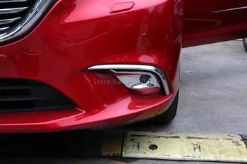 Za Mazda 6 Atenza M6 2017 2018 Chrome Sprednje Luči Za Meglo Lučka Foglight Kritje Trim Dekorativni Dodatki Zunanjost Avto Styling