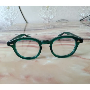 Zelena Johnny Depp Obravnavi Očala moški Ženske Acetat Retro Presbyopic Dioptrije +1.0 +1.5 +2.0 +2.5 +3.0 +3.5 +4.0 Ročno