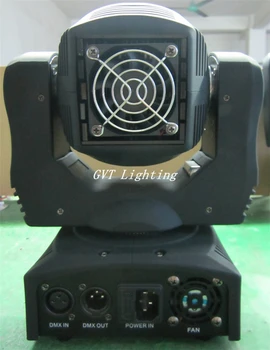 6pcs/veliko Vroče prodajajo visoko svetlost 60 W spot gibljive glave luči fazi dj DMX512 60 watt led mini gobo gibljive glave