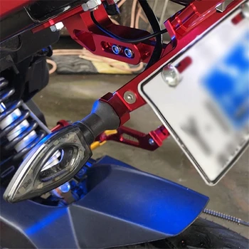 CNC Aluminija Motocikel Licenco registrske Tablice pokrov ležišča Za Gsxf S1000R Cbr 600 Rr 2003 Er6N 2006 Suzuki Gsr 750 Gsxr