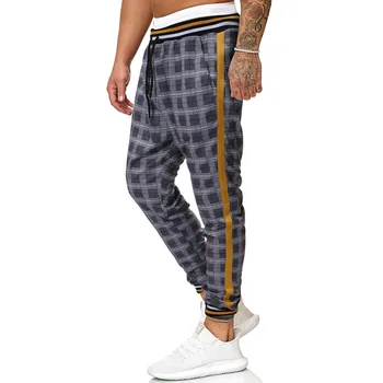 Kariran hlače, moške hlače priložnostno jeseni moške sweatpants joggers svoboden Hip hop moda hlače hlače za moške, leta 2020 nova