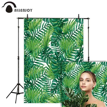 Allenjoy fotografija ozadje Poletje slikarstvo palmovih listov dekoracijo foto ozadje studio prop photophone photocall nova