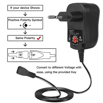 3-12V 12W Nastavljiv Napajanje z DC USB Nasveti Večfunkcijsko Polnilnik Prenosni Regulator Napetosti Stikalo za izmenični Tok
