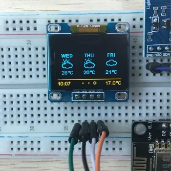ESP8266 Vremenske Postaje Komplet Z Temperatura Vlažnost Atmosphetic Tlaka Senzor za Svetlobo 0.96 Zaslonu Za Arduino