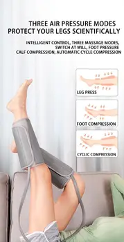 Popolnoma Ovije Noge, Masaža Zraka Stiskanje Nog Massager Vroče Paket Samodejno Čas