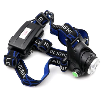 Zunanji XML L2 T6 LED zoom Žaromet 18650 Zoomable vodja svetlobe svetilka svetilka svetilka Lanterna za ribolov, lov, kolesarjenje, kampiranje