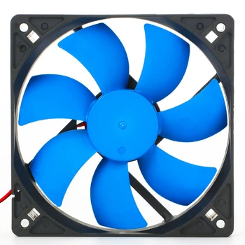 Ohišje ventilatorja 12 CM 12V ultra-tih hladilni ventilator velike količine zraka multi-barvni ventilator ne pušča luči PC Računalnik Ohišje Primeru Heatsink